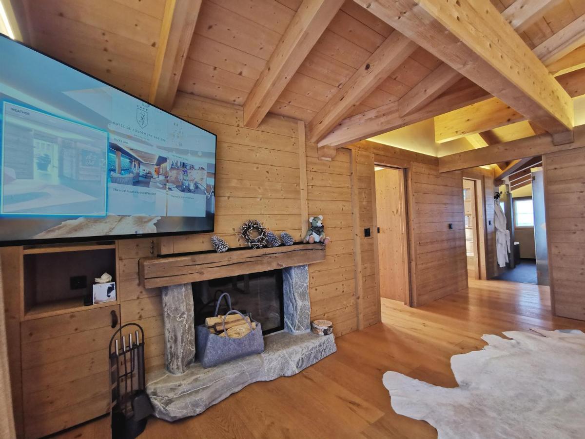 Penthouse Suite mit Terrasse und Bergblick
